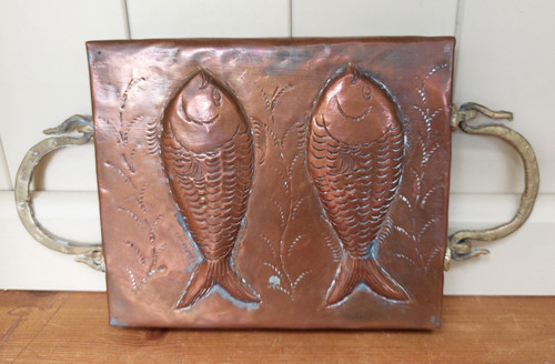 Vintage french copper mould - french,