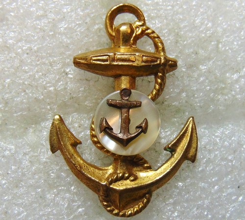 Vintage gold plated royal - vintage, navy