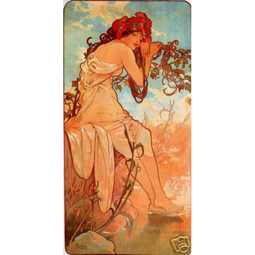 Summer alphonse mucha - summer,