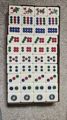 Vintage mah jong set - vintage,