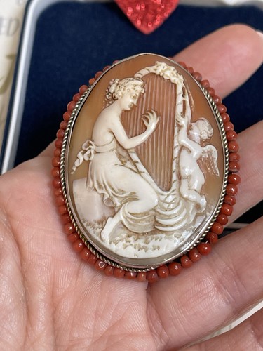 Victorian cameo brooch - victorian,