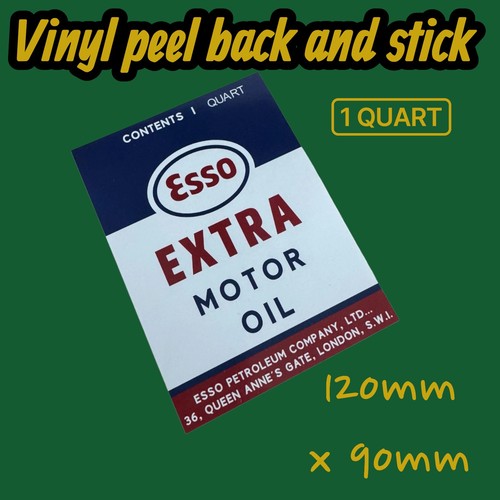 Esso extra motor oil quart - motor, 1