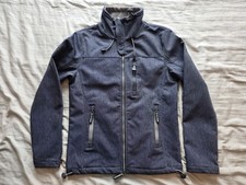Superdry Original Windtrekker Japan Jacket Mens Medium Logo Full Zip Denim Blue