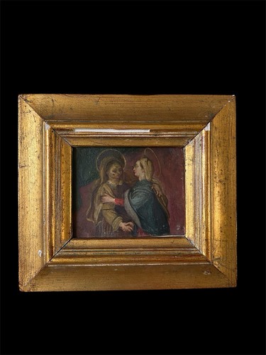 Antique retablo cent old - antique,