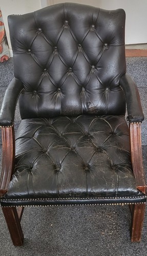Vintage black leather - vintage,