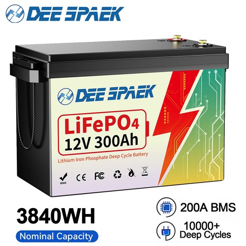 12v 300ah lifepo4 - 300ah,