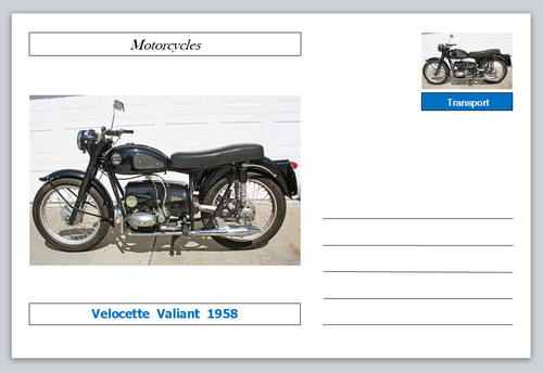 Motorcycles velocette - motorcycles,