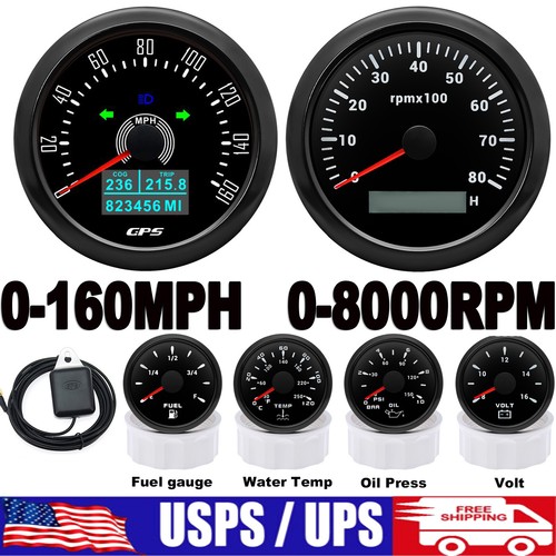 Gauge set 85mm - gauge, gps