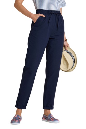 Ladies trousers seersucker - ladies,
