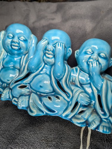 Buddha monk porcelain - porcelain, statue