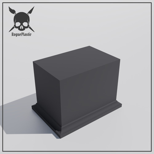 Rectangle base elevated - base,