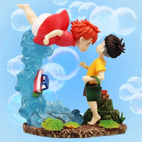 Ponyo the cliff pvc figure - the,