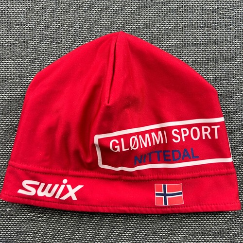 Swix red beanie hat - ski, cap