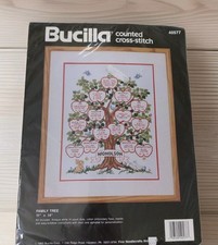 Cross stitch kit bucilla 40577 family tree