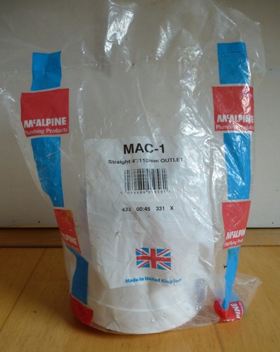 Mcalpine white plastic mac - plastic, mac-1