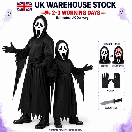 Adult kids scream ghost face - scream,