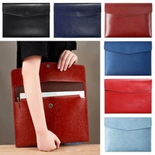 Storage Document Organiser Leather File Folder Briefcase File Bag Document Bag