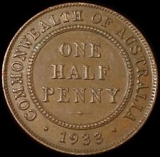 Australia Half Penny 1933