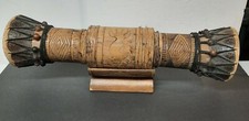 Vintage Drum Folk Art Native