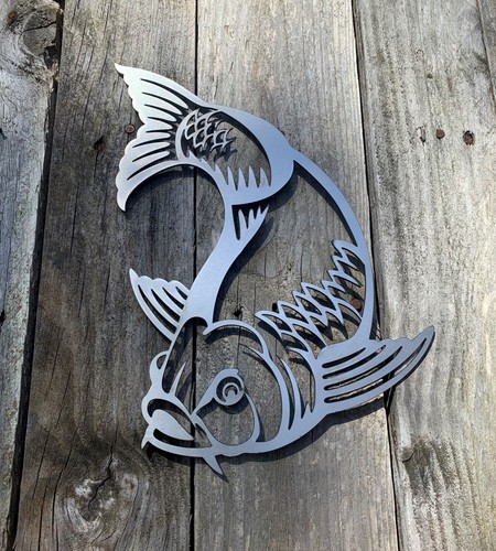 Koi carp fish steel - koi, art
