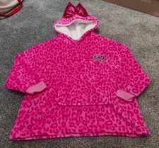 Kids Girls Oversized Hoodie Snuggle Soft Fleece Blanket LOL XXS/XS
