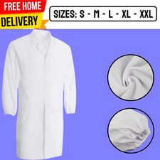 White Lab Coat Unisex Adults