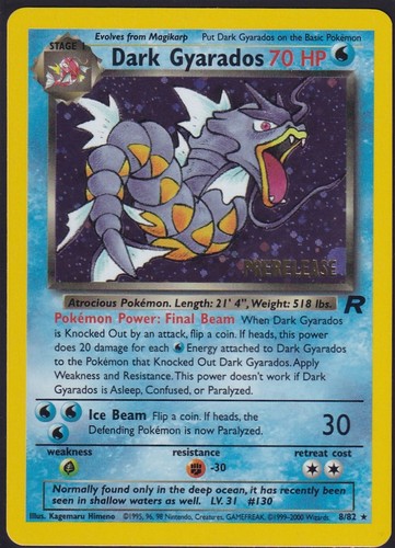 Dark gyarados pre release 8 - release, #8
