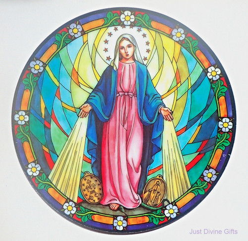Our lady miraculous suncatcher - our,