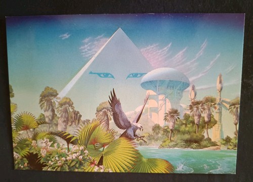Modern artist postcard - artist,