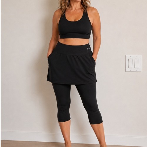 Zuda black skapri skirted - zuda,