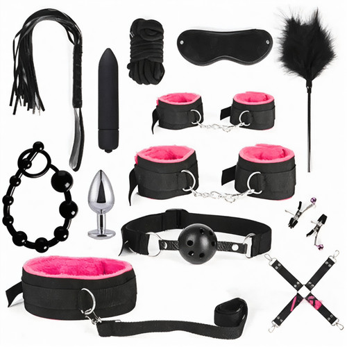 13pcs bdsm bondage restraint - 13pcs,