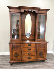 English Oak Buffet China