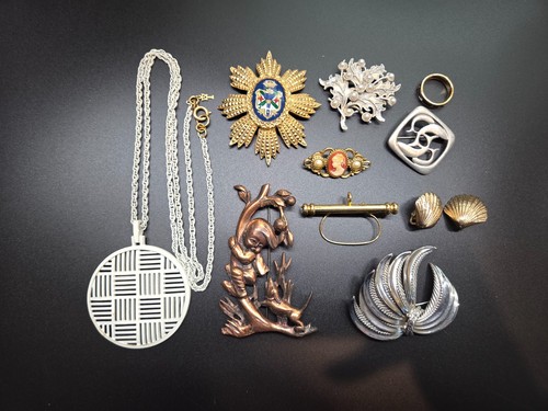 Vintage costume jewelry lot - costume, 10