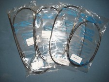 Yamaha XS 650 Wellensatz Speedometer, Tachometer, Throttle, and Clutch Cable Set