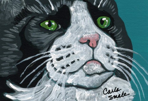 Aceo original miniature - aceo,
