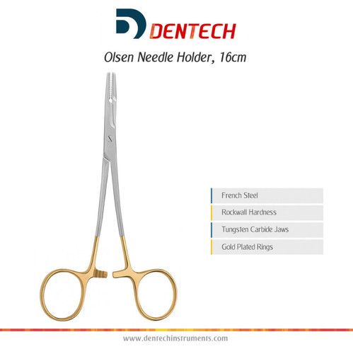 Olsen hegar needle holder - olsen,