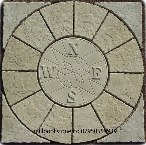 Buff compass circle - compass,