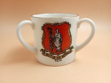 Crested China - TAIN/SIR W.SCOTT/SCOTLAND Crests - Loving Cup - Goss.