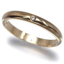 Auth Cartier Ring Diamond 1895