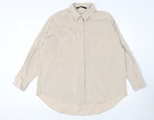 Zara Women Beige Corduroy