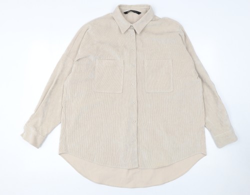 Zara women beige corduroy - women,