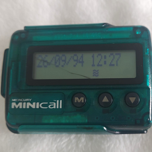 Mercury minicall uhf pager - mercury,