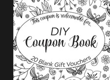 DIY Coupon Book 20 Blank Gift