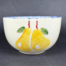 Poole Pottery Dorset Fruit Pears Open Sugar Bowl - 10cm / 4" Diameter
