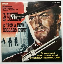 Ennio Morricone : Fistful Of Dollars & For... OST 1968 UK black vinyl LP VG+/EX