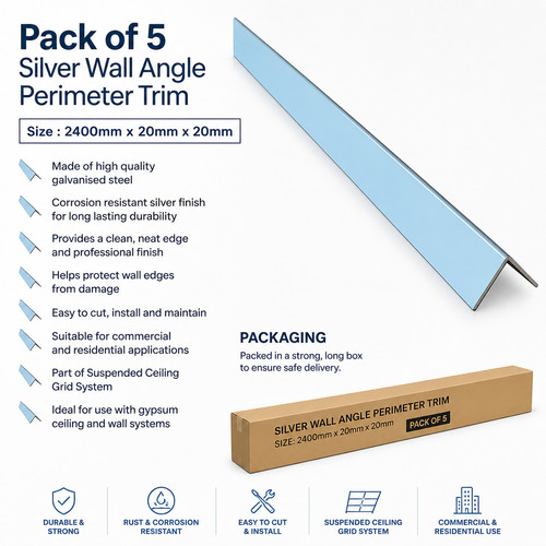Pack silver wall - of, angle