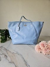 Coach City Tote - Iconic Designer Handbag in Light Blue"