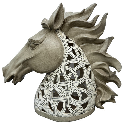 Large rustic style horse head - rustic,