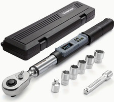 GROWNEER Digital Torque Wrench, 7.38-147.5 Ft-lbs/10-200 Nm, 1/2'' Drive