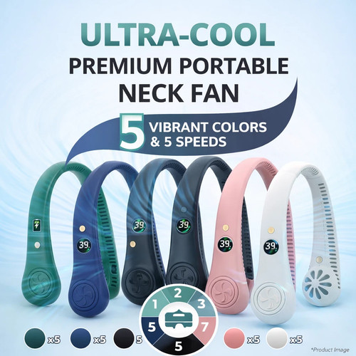 Neck fan hands free - neck,